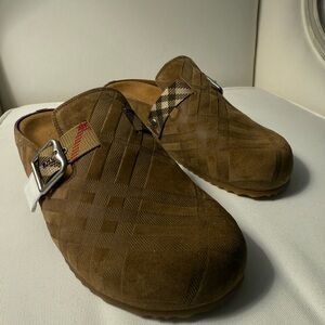 Burberry Tan Plaid Men's Loafers